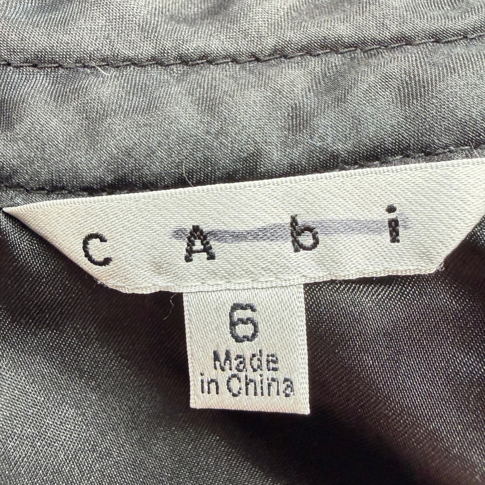 Cabi Women's 6 Navy Blue Wool Blend Tweed Pencil Skirt Lined Career Work - Picture 9 of 11